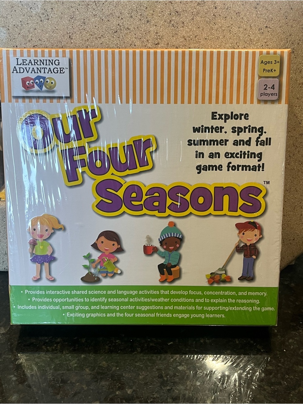 Our Four Seasons Kids sequencing Activity Set - preschool kindergarten